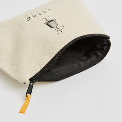 Cotton Zero-Waste Pencil Pouch, Organic, Ethically Made