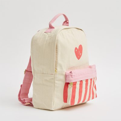 canvas children backpack with external front pockets from supreme creations us